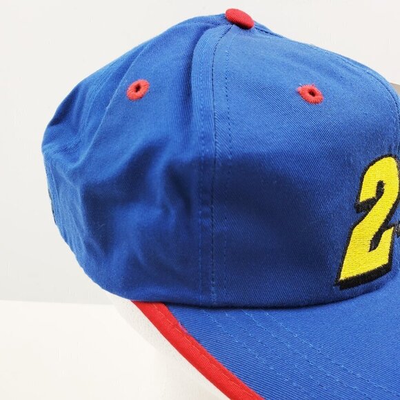 Jeff Gordon Vintage NASCAR Hat 90s Strapback 24 Competitors View Deadstock NWT - Picture 12 of 13